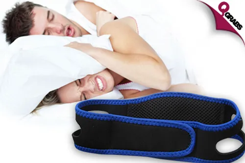 From QR49 Cut Down on Late Night Noises with an Anti-Snoring Jaw Strap! (Up to QR220Value)